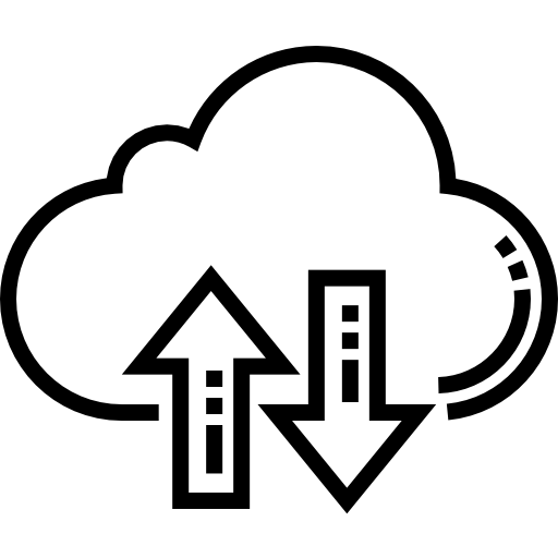 クラウドで実現イラスト