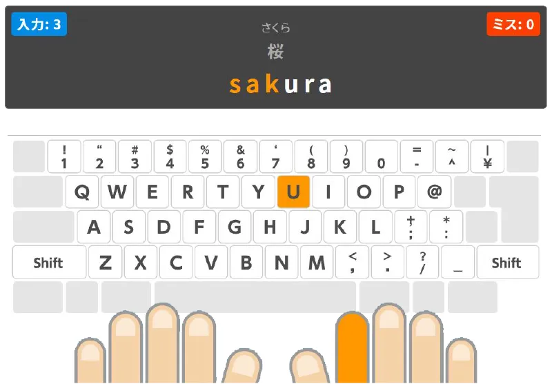 対応する指がわかるので練習しやすい